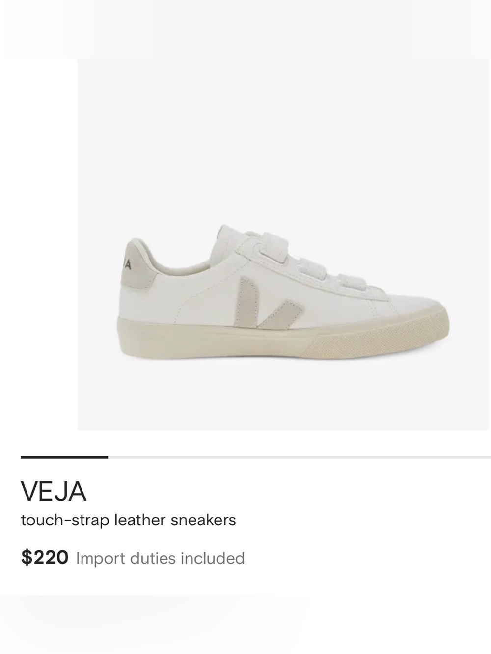 Veja Womens Recife Leather Sneakers Size 9 - Picture 11 of 11